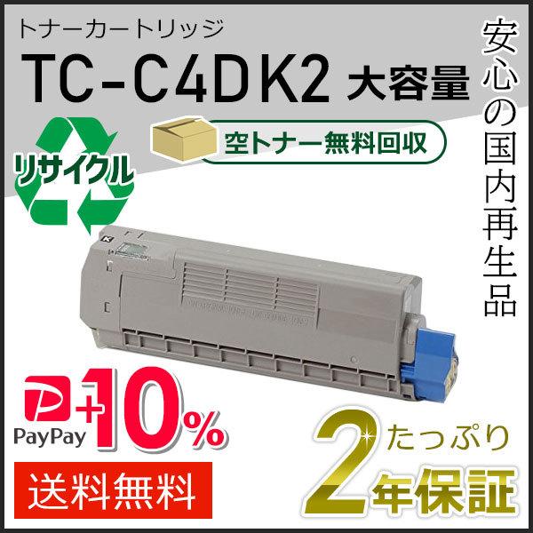 TC-C4DK2(TCC4DK2) 大容量リサイクルトナーカートリッジ ブラック 即納タイプ