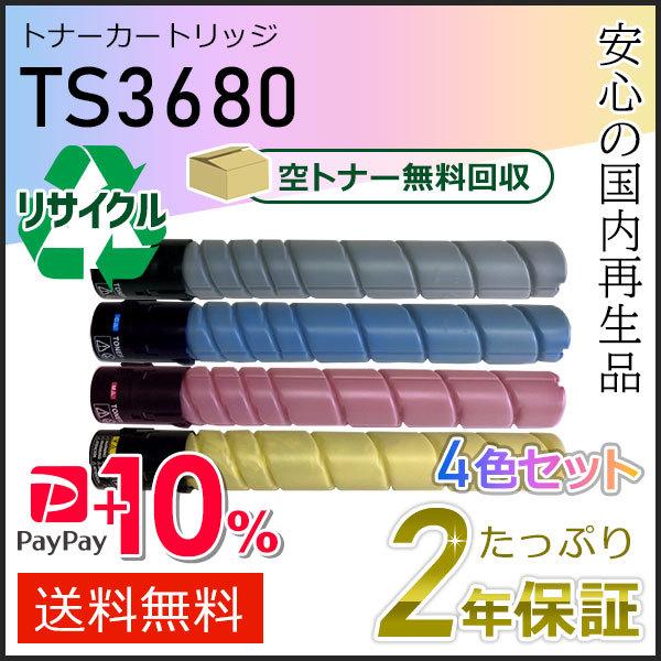 TS3680 ムラテック用 リサイクルトナーカートリッジ 4色セット 即納タイプ