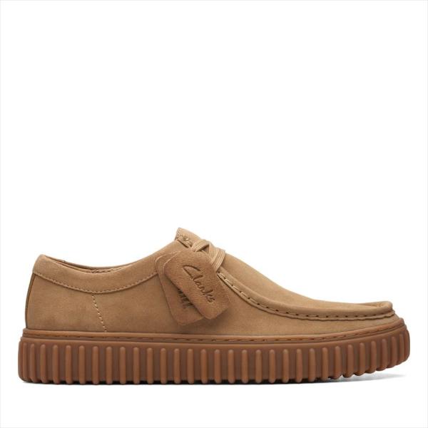 クラークス Clarks TORHILL LO トーヒルロー メンズ ユニセックス ダークサンドスエ...