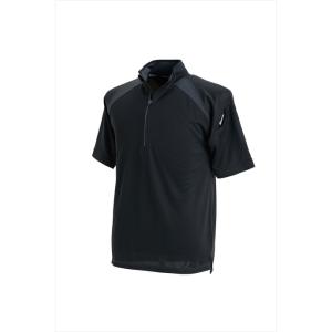 【ネコポス対応】【TS DESIGN】メンズ ショートスリーブハーフジップ 3015 1709 紳士...