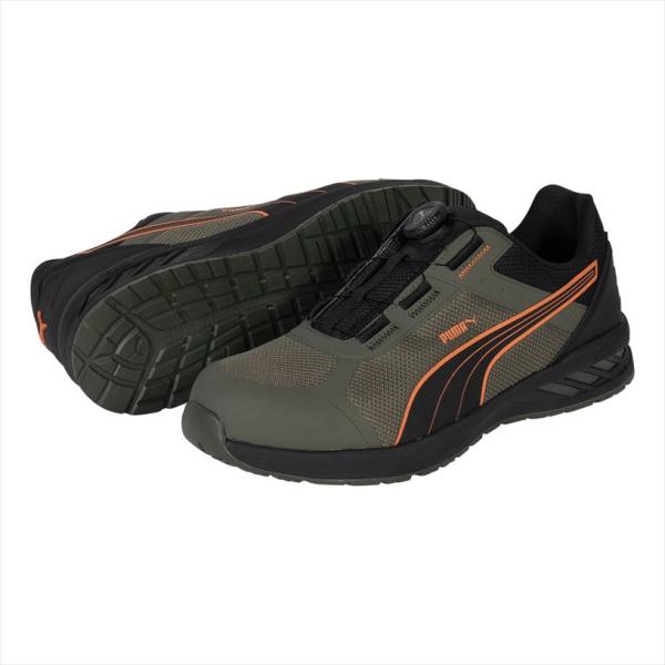 プーマ セーフティー PUMA SAFETY SPRINT2.1 OLIVE DISC LOW スニ...