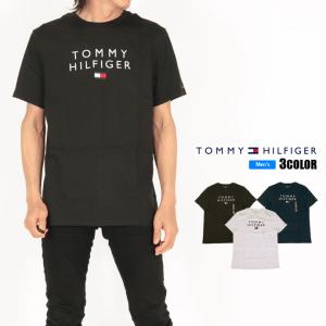Tシャツ トミーヒルフィガー TOMMY HILFIGER メンズ78J9703 STACKED T-SHIRT 2404 半袖 クルーネック｜runningclub-gh