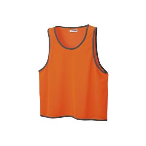 WUNDOU (ウンドウ) ベーシックビブス 蛍光オレンジ P-55 1710 メンズ 紳士 男性 ...