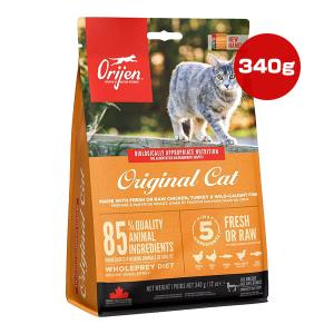 オリジン オリジナルキャット 340g ▽t ペット フード 猫 キャット ドライ 子猫 ORIJEN【正規品】｜runpet