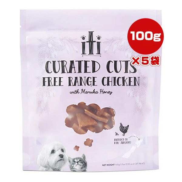 イティトリーツ 凝縮カットチキン 口腔ケア 100g×5袋 ▽b ペット フード 犬 ドッグ 猫 キ...
