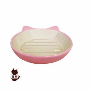 ☆イージーダイナーキャットディッシュ ピンク PLATZ プラッツ ▼g ペット グッズ 猫 キャッ...