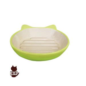 ☆イージーダイナーキャットディッシュ ライムグリーン PLATZ プラッツ ▼g ペット グッズ 猫...