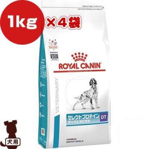 ロイヤルカナン ベテリナリーダイエット 犬用 セレクトプロテイン ダック＆タピオカ ドライ 1kg×4袋  b ペット フード 犬 ドッグ 療法食 アレルギー