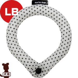 SUO ブラック星柄 for dogs ボタン付