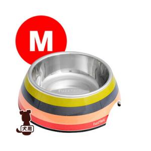 ■FuzzYard 二層食器 クアトロ M ホッタハブ ▽b ペット グッズ 犬 ドッグ 食器 ステ...