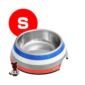 ■FuzzYard 二層食器 フレンチ S ホッタハブ ▽b ペット グッズ 犬 ドッグ 食器 ステ...