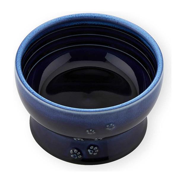 ハッピーダイニング 猫用 脚付ウォーターボウル ブルー 猫壱 ▼a ペット グッズ 猫 キャット 食...