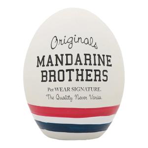 マンダリンブラザーズ ラテックス エッグ トイ ホワイト ▽b ペット グッズ 犬 ドッグ おもちゃ ゴム ボール たまご MANDARINE BROTHERS