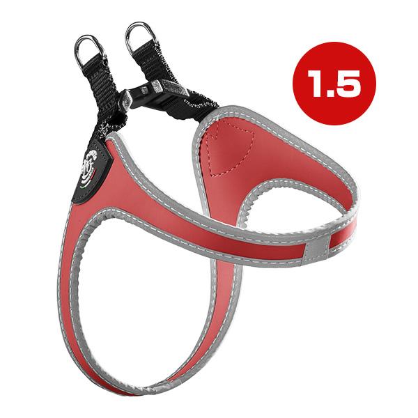フィッビア リフレクティブ 1.5 レッド ▼g ペット グッズ 犬 ドッグ アクセサリー ハーネス...
