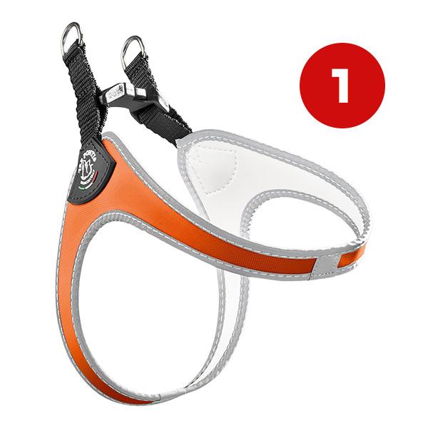 フィッビア フルオ 1 オレンジ ▼g ペット グッズ 犬 ドッグ アクセサリー ハーネス 胴輪 T...