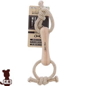 ウッディロープトイ リング アドメイト ▼g ペット グッズ 犬 ドッグ おもちゃ 天然木 デンタル...