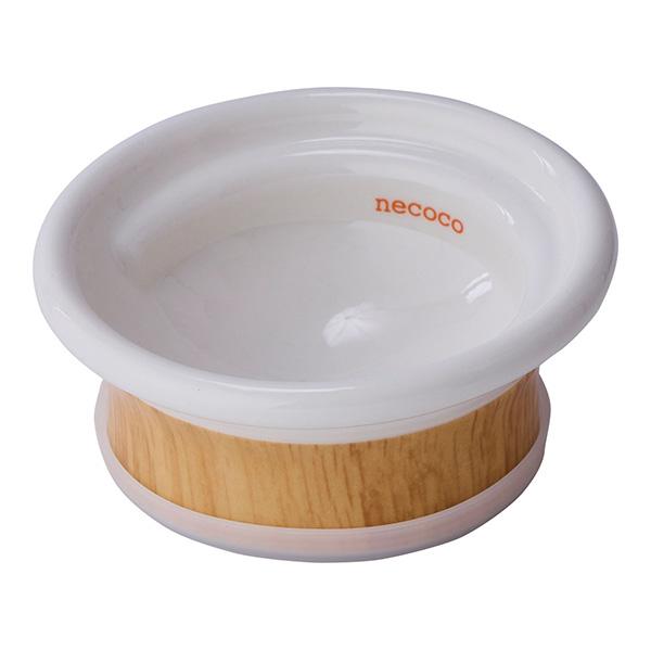 猫用食器 necoco 食べやすい木目調食器 ドライフード向き ペティオ ▼a ペット グッズ 猫 ...
