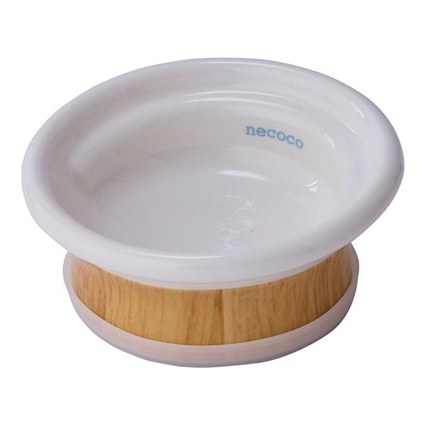 猫用食器 necoco 食べやすい木目調食器 ウェットフード向き ペティオ ▼a ペット グッズ 猫...