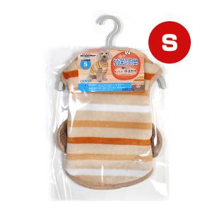 おへや着毛布 S ぽかぽかストライプ ドギーマンハヤシ  a ペット グッズ 犬 ドッグ 服 抗菌 防臭 保温生地 リバーシブル 小型犬 手洗いOK 暖かい 秋冬