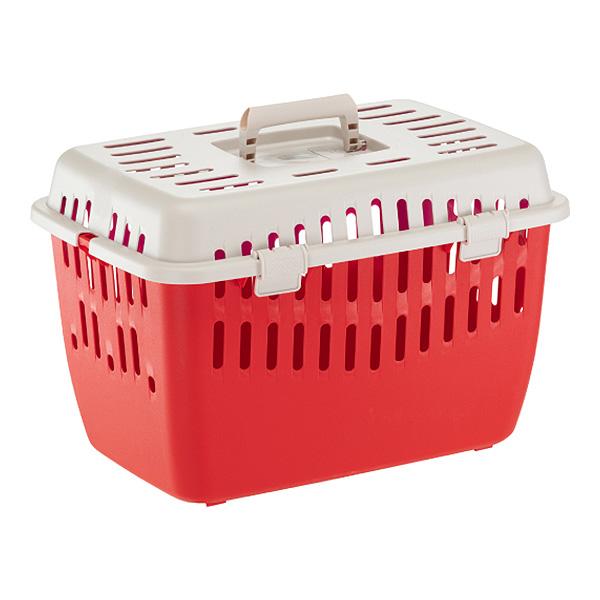 BINNY キャリー１ レッド ファープラスト ▼w 犬 ドッグ 猫 キャット 小動物 通院 外出 ...