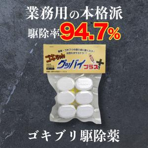 ゴキブリ駆除薬　業務用ゴキブリ駆除薬　ゴキちゃんグッバイプラス6チップ入り｜あしたるんるん ヤフー店