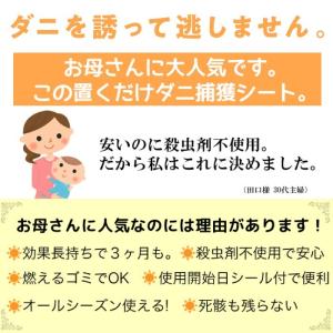 ダニ捕りシート ママのための置くだけ簡単ダニシ...の詳細画像2