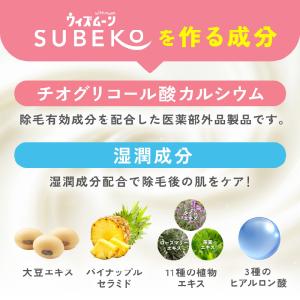 ウィズムーンSUBEKO 薬用除毛ミルク (ス...の詳細画像4