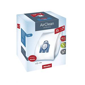 Miele AirClean 3D XL-Pack GN Dust Vacuum Bag  White  8 Count 【並行輸入】｜runsis-store