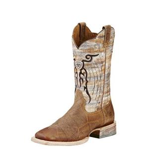 Ariat メンズ メステノ ウエスタン カウボーイブーツ  Dust Devil タン/マーブル  13 Wide 【並行輸入】｜runsis-store