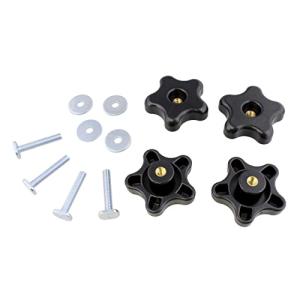 DCT 5 Star Knobs Kit 1/4in-20 Threaded Knob  Bolt with Knob  Clamp 【並行輸入】｜runsis-store