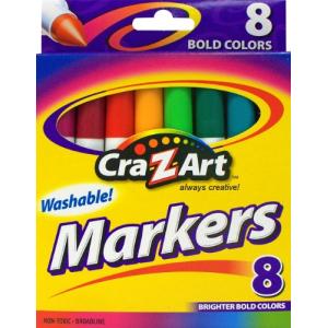 Cra-Z-art Bold Washable Broadline Markers  Box of 8 (10001-24) by  【並行輸入】｜runsis-store