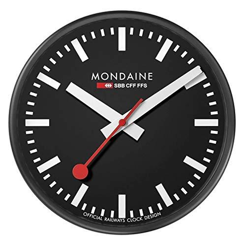 MONDAINE (モンディーン) 掛け時計 ウォールクロック ブラック A990.CLOCK.64...
