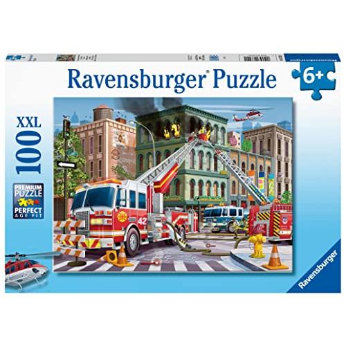 Ravensburger Fire Truck Rescue 100ピースXXLジグソーパズル用の子...