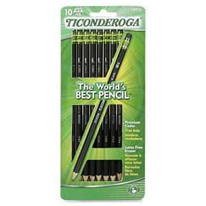 Dixon Ticonderoga 2鉛筆、あらかじめ削ってあります、10個入り箱、黒 Box of 10 【並行輸入】｜runsis-store