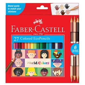 Faber-Castell ワールドカラーエコペンシル、27本入り - さまざまな肌色色鉛筆 子供用 【並行輸入】｜runsis-store