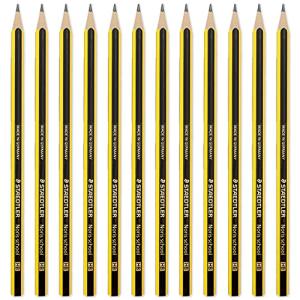 STAEDTLER WOPEX Noris 学校用鉛筆 - 180N-HBカット - 12本パック - HBグレード 【並行輸入】｜runsis-store