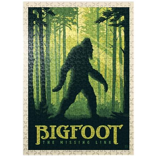 Bigfoot: The Missing Link、ビンテージポスター - プレミアム500ピースジ...