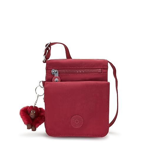 Kipling レディース エルドラド ミニバッグ 軽量クロスボディ ナイロン トラベルバッグ  リ...