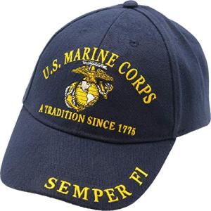 FindingKing アメリカ海兵隊 A Tradition Since 1775 Semper Fi 帽子 ブラック 【並行輸入】｜runsis-store