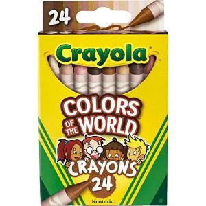 CrayolaR Colors Of The World クレヨン アソートカラー クレヨン 24本パック 【並行輸入】｜runsis-store