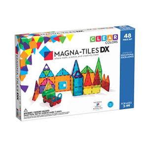 Magna-Tiles デラックスセット 創造的なオープンエンドの遊びのためのオリジナルの磁気建物タイル 3歳以上の子供向け知育玩具 【並行輸入】｜runsis-store