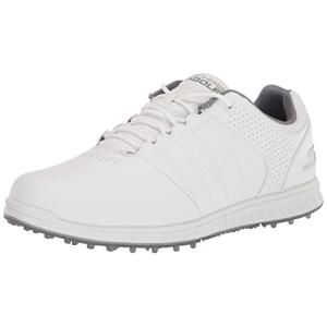 Skechers Men's Pivot Spikeless Golf Shoe  White/Gray  11 Wide 【並行輸入】｜runsis-store