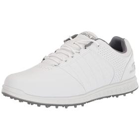 Skechers Men&apos;s Pivot Spikeless Golf Shoe  White/Gr...