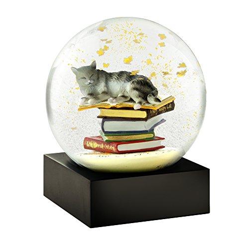 Cool Snow Globes クールスノーグローブ“キャット オン ブック” CS290-CAT...