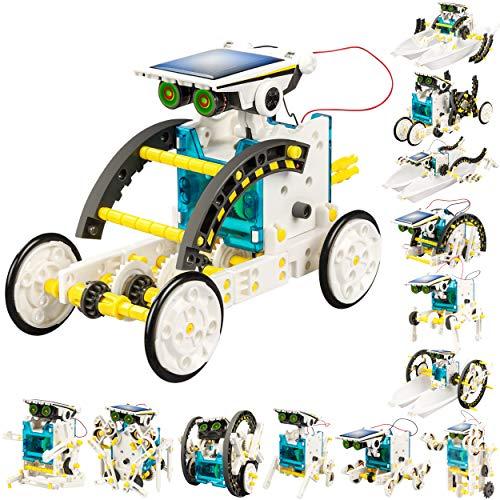 STEM13-in-1ソーラーパワーロボット作成おもちゃ教育実験DIYロボティクスキット科学おもちゃ...