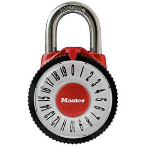 Master Lock 1588D ロッカーロック コンビネーション南京錠 拡大レンズ付き 1パック アソートカラー 【並行輸入】｜runsis-store