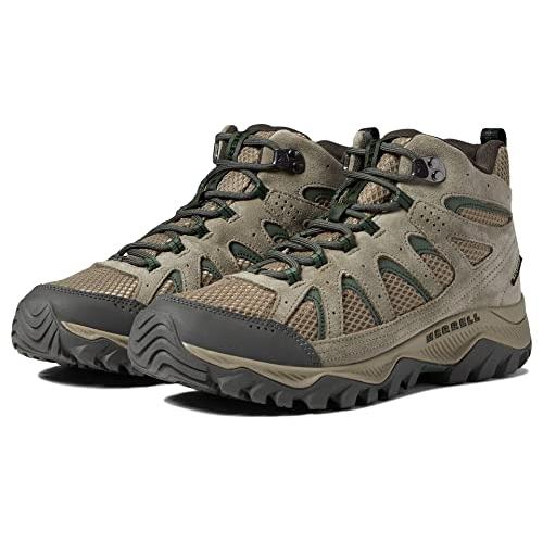 Merrell メンズ オーククリーク ミッド防水ハイキングブーツ  ボルダー  9.5 【並行輸入...