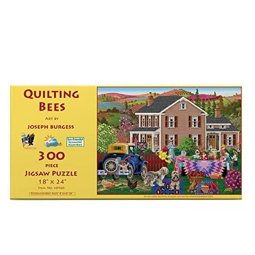 Quilting Bees 300 pc Jigsaw Puzzle by SunsOut 【並行輸...