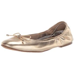 Sam Edelman ユニ 子供用 フェリシア ミニバレエフラット  ゴールドリーフ(Gold Leaf)  4 Big Kid 【並行輸入】｜runsis-store