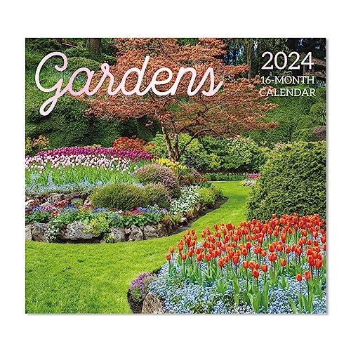 Gardens 2024 フルサイズ 壁掛けカレンダー 計画・スケジュール・整理用 【並行輸入】